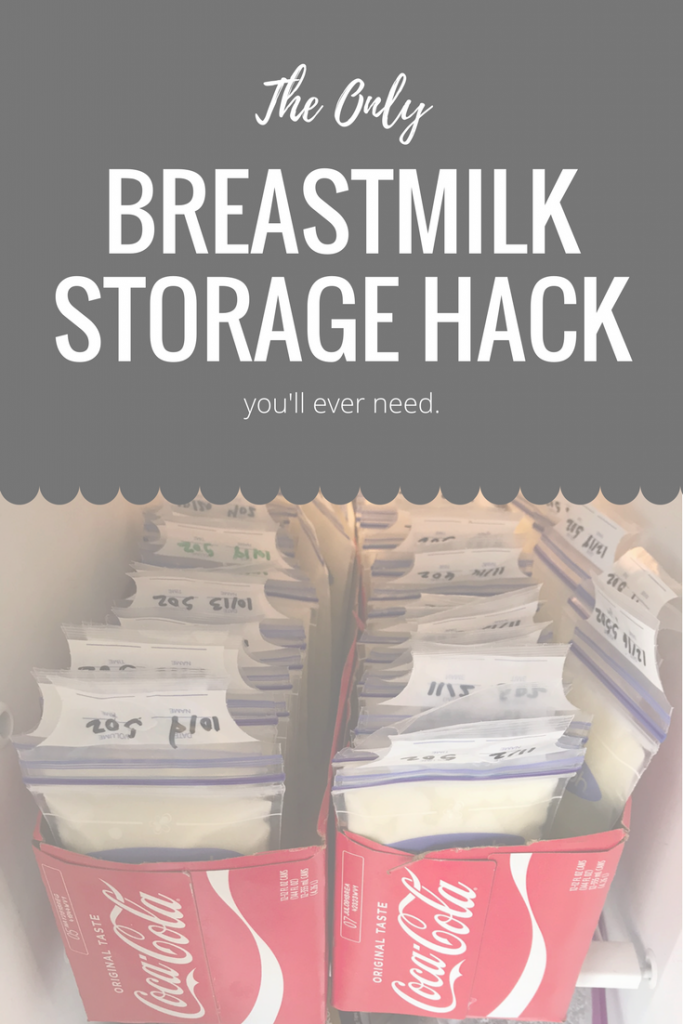 Genius breastmilk storage hack pumping, breastfeeding moms, mothers.
