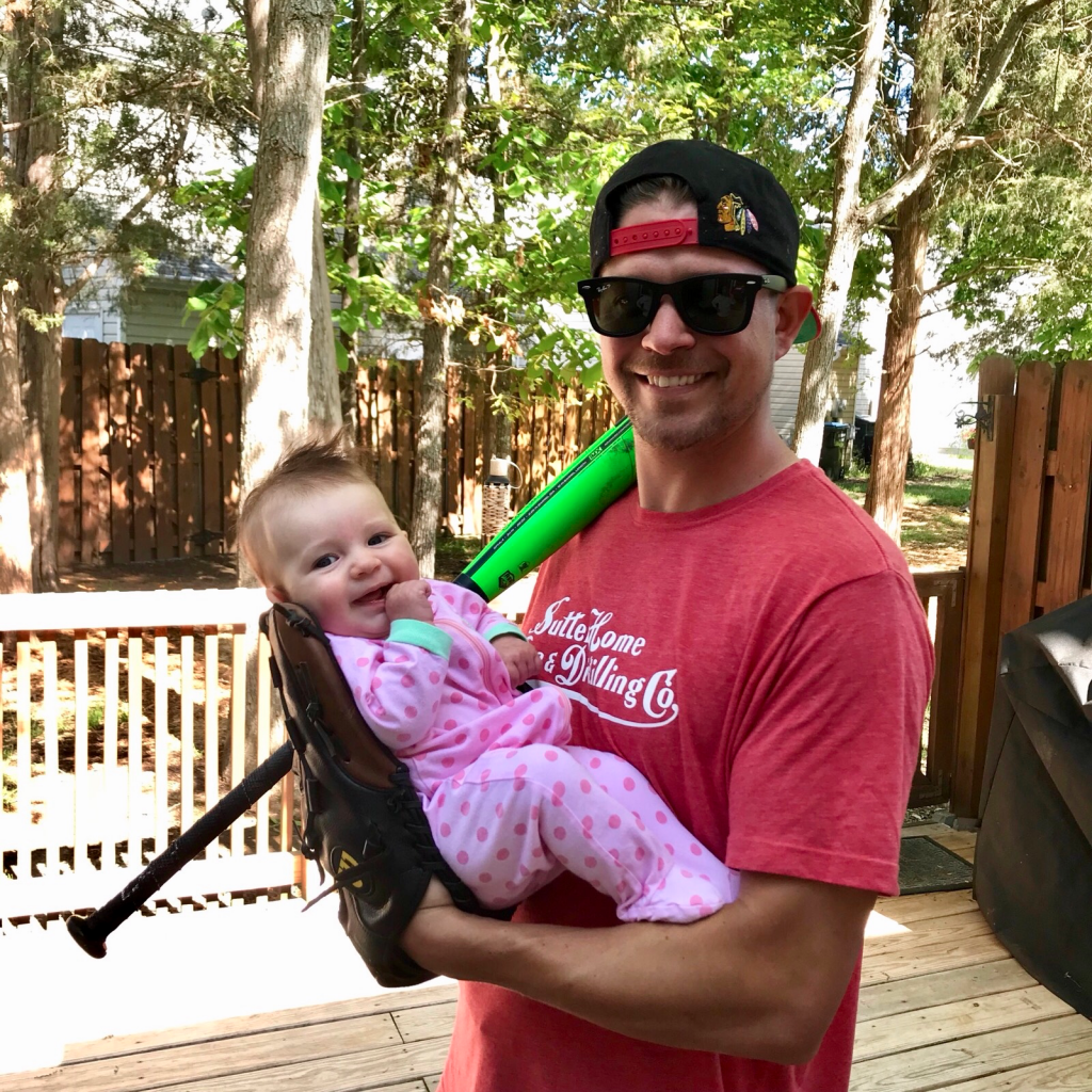 Dad-Daughter-In-Baseball-Glove